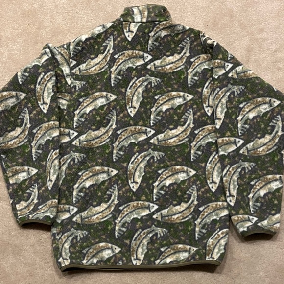 Patagonia Leaping Oasis Pattern Synchilla Fleece Pullover - Picture 5 of 5